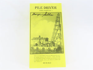 HO 1/87 Fine Scale Miniatures Jewel Series Craftsman Kit #1 Pile Driver - SIGNED