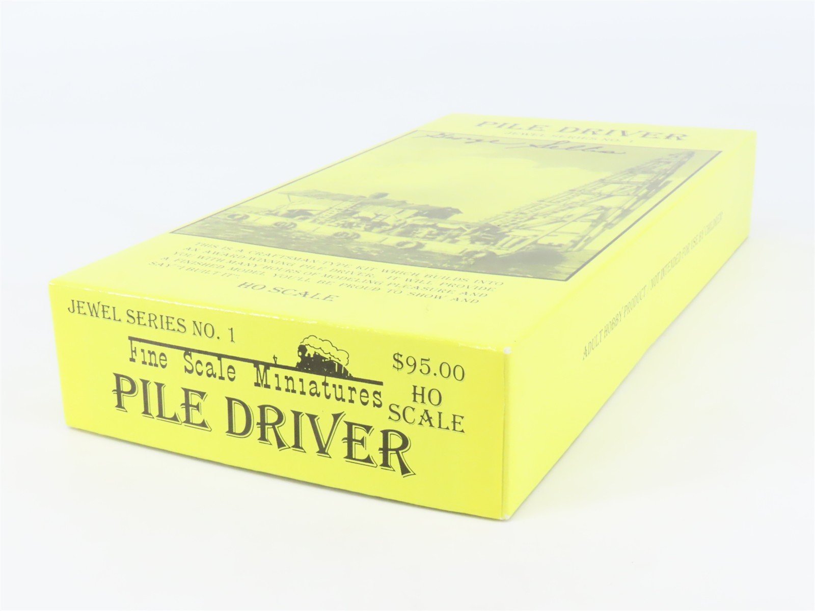 HO 1/87 Fine Scale Miniatures Jewel Series Craftsman Kit #1 Pile Driver - SIGNED