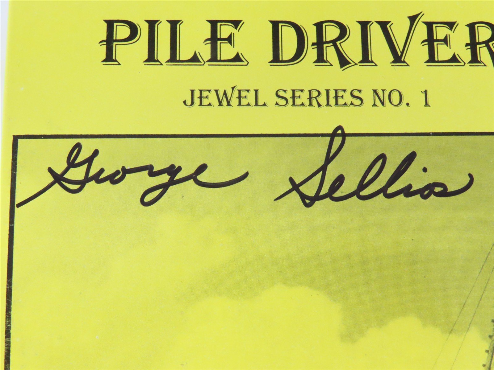HO 1/87 Fine Scale Miniatures Jewel Series Craftsman Kit #1 Pile Driver - SIGNED