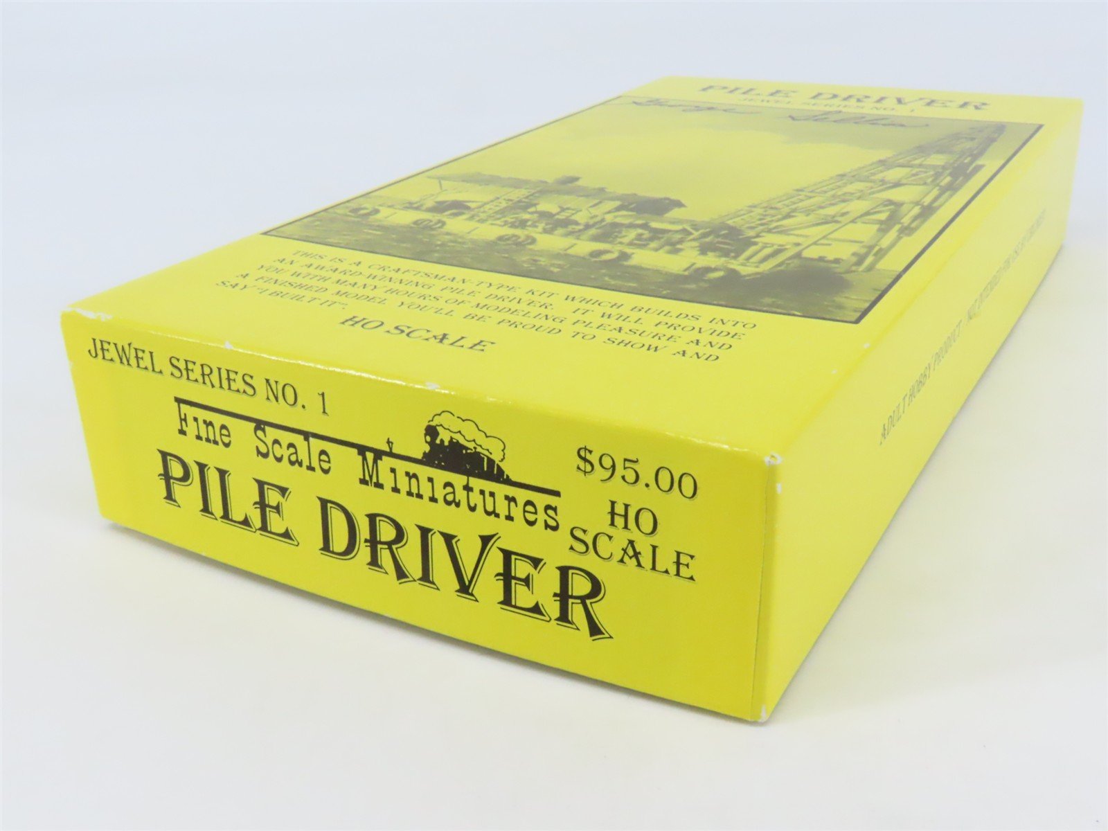 HO 1/87 Fine Scale Miniatures Jewel Series Craftsman Kit #1 Pile Driver - SIGNED