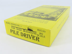 HO 1/87 Fine Scale Miniatures Jewel Series Craftsman Kit #1 Pile Driver - SIGNED