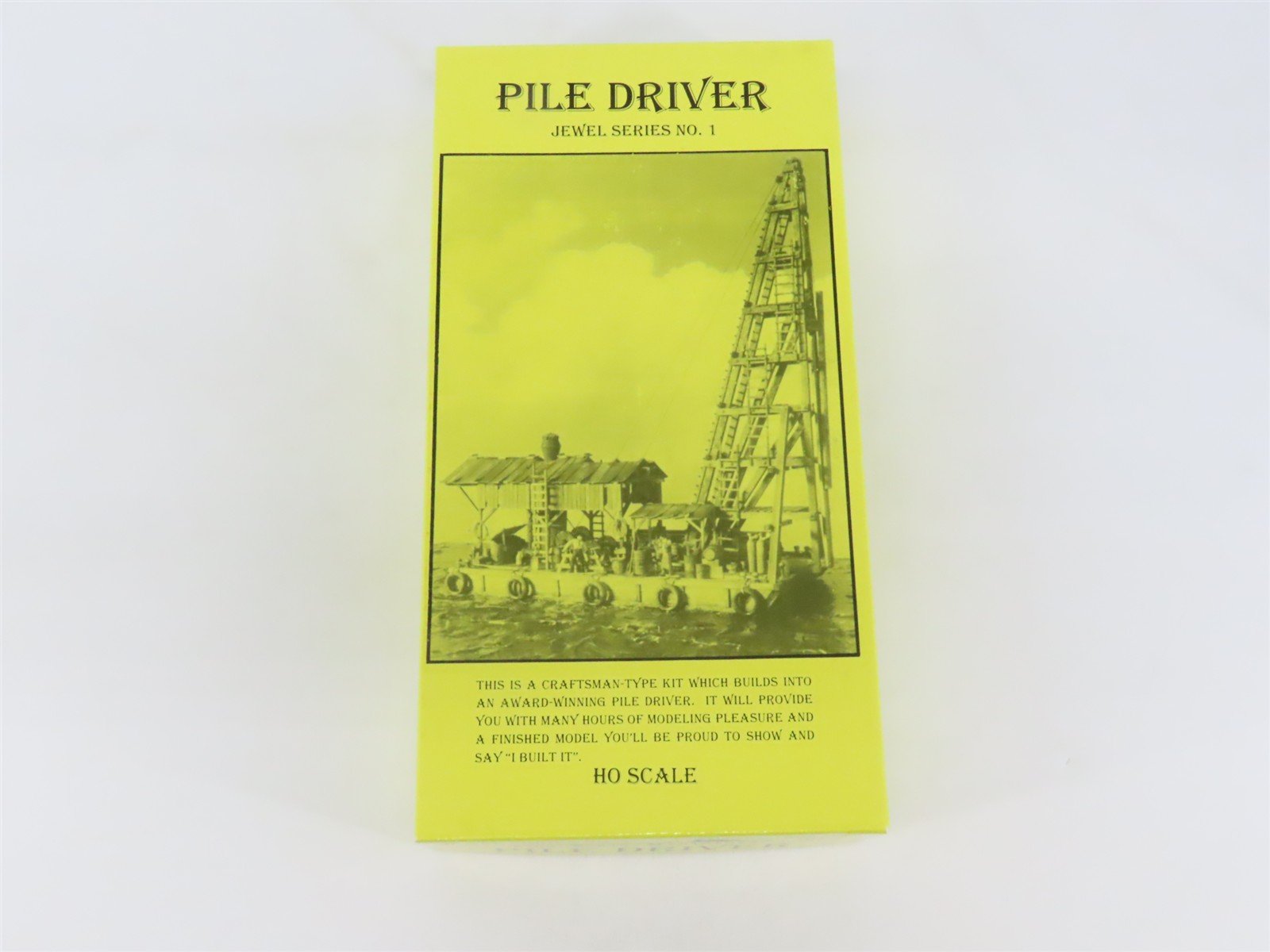 HO 1/87 Fine Scale Miniatures Jewel Series Craftsman Kit #1 Pile Driver