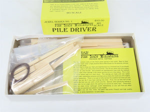HO 1/87 Fine Scale Miniatures Jewel Series Craftsman Kit #1 Pile Driver