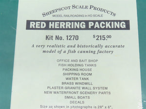 HO 1/87 Sheepscot Scale Products Craftsman Kit #1270 Red Herring Packing -SEALED
