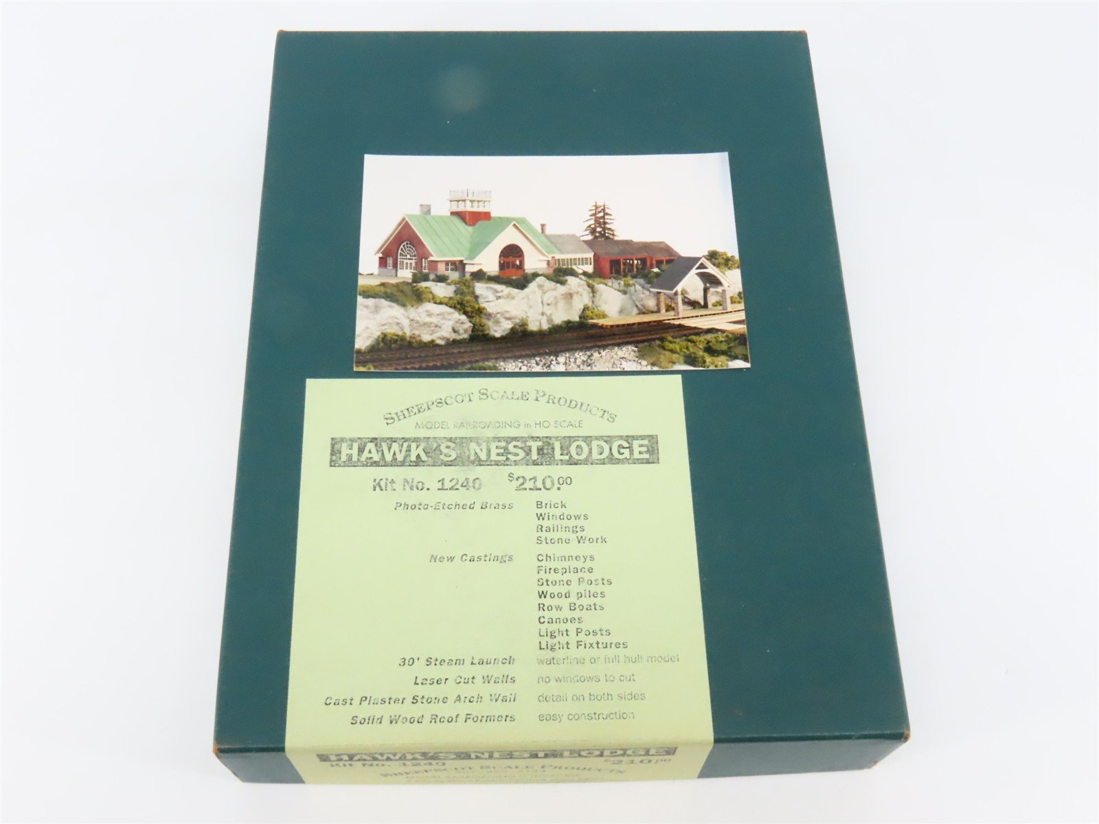 HO 1/87 Sheepscot Scale Products Craftsman Kit #1240 Hawk's Nest Lodge