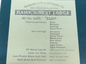 HO 1/87 Sheepscot Scale Products Craftsman Kit #1240 Hawk's Nest Lodge