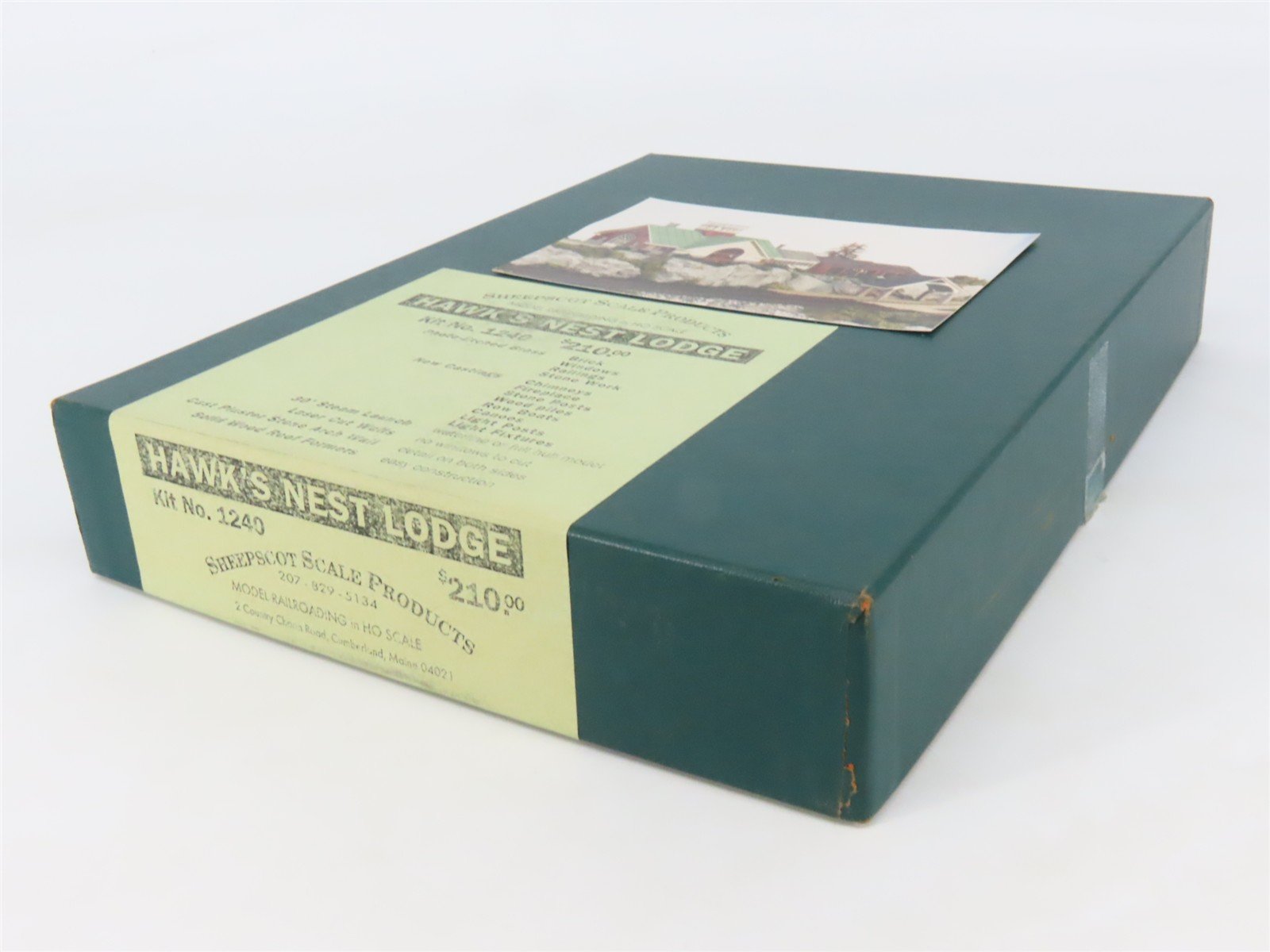 HO 1/87 Sheepscot Scale Products Craftsman Kit #1240 Hawk's Nest Lodge