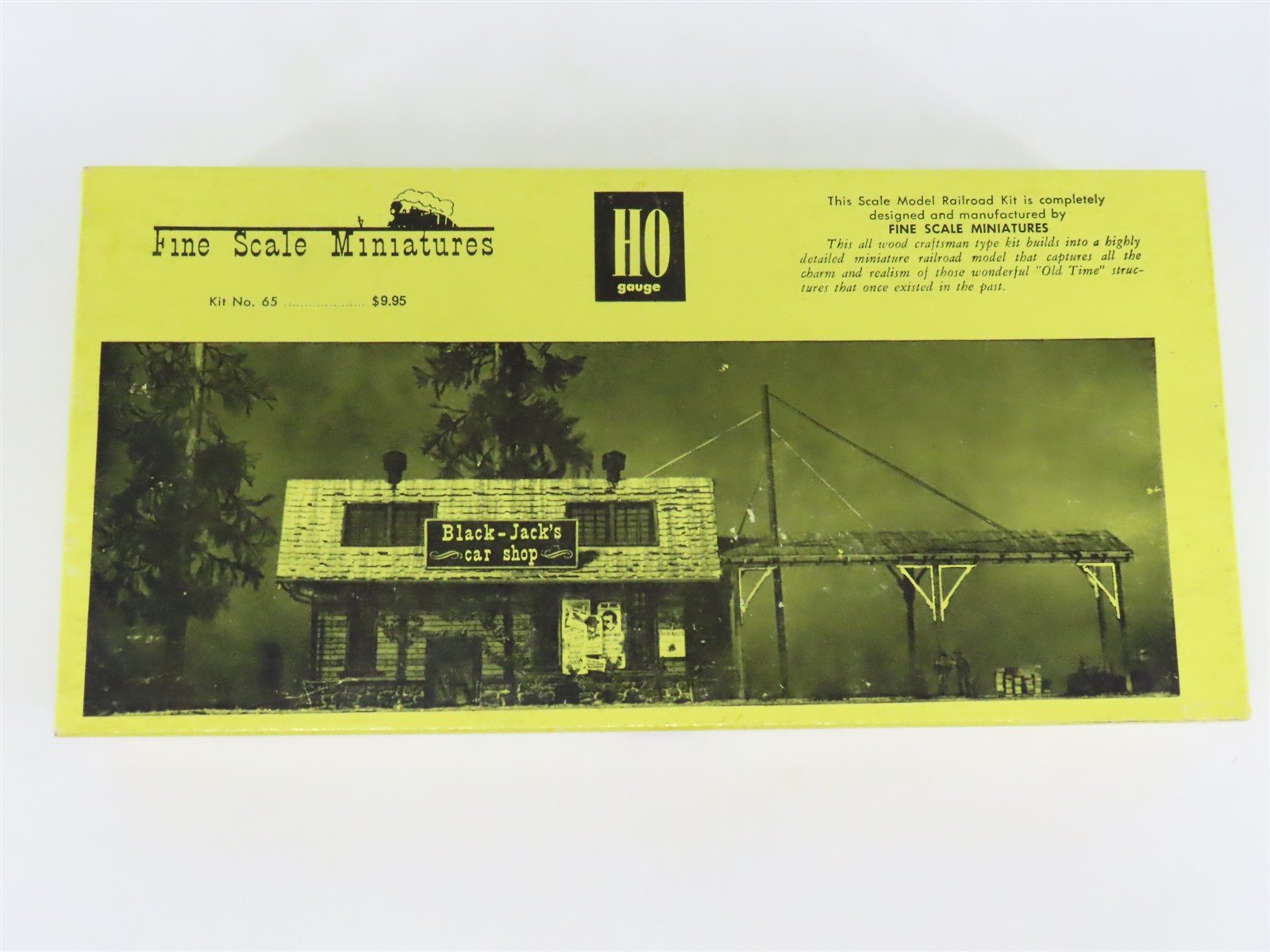 HO 1/87 Fine Scale Miniatures Craftsman Kit #65 Old Time Car Repair Shop