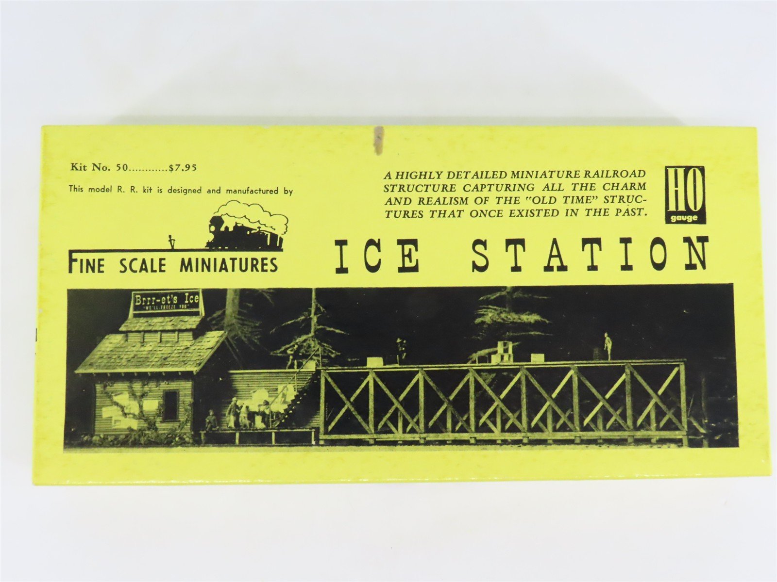 HO 1/87 Fine Scale Miniatures Craftsman Kit #50 Ice Station