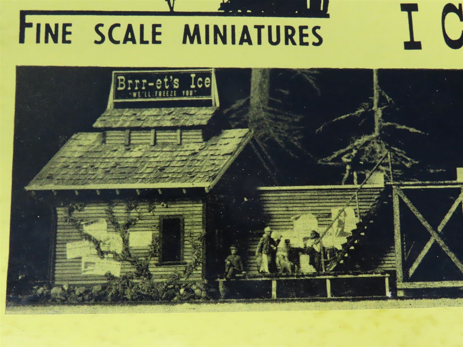 HO 1/87 Fine Scale Miniatures Craftsman Kit #50 Ice Station