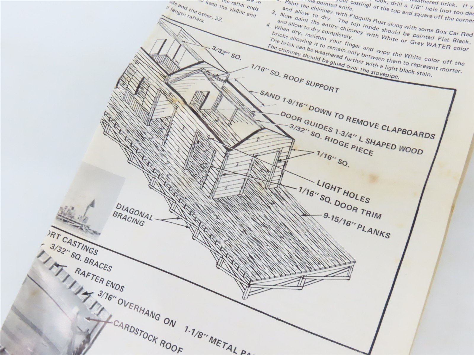 HO 1/87 Fine Scale Miniatures Craftsman Kit #150 Old Time Freight House