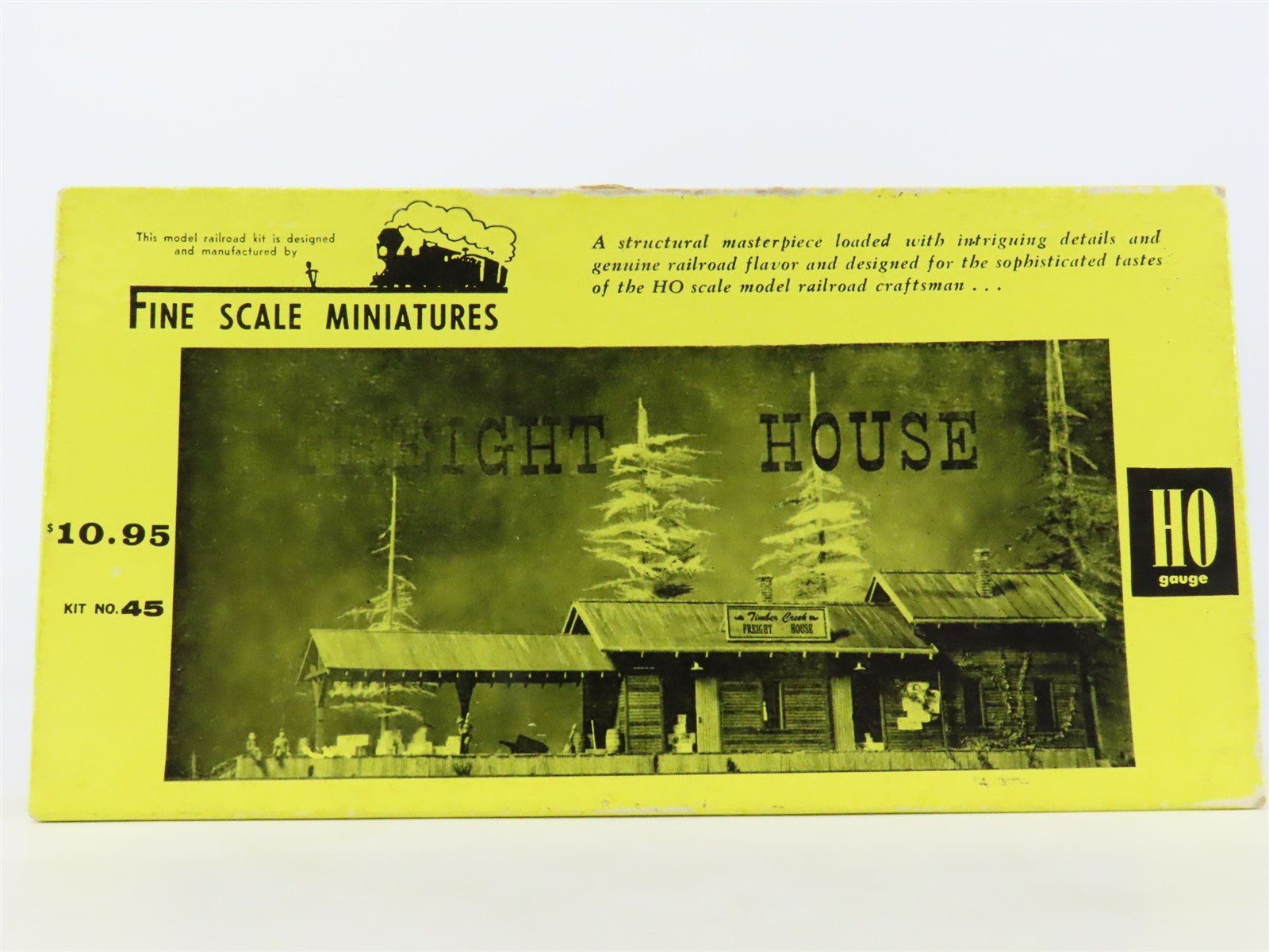 HO 1/87 Fine Scale Miniatures Craftsman Kit #45 Timber Creek Freight House