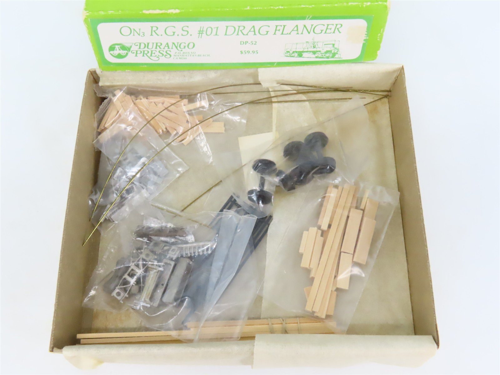 On3 Scale Durango Press Kit #DP-52 Undecorated RGS #01 Drag Flanger