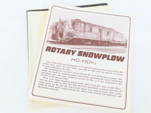 HO Scale Durango Press Kit #DP-31 Undecorated Rotary Snowplow