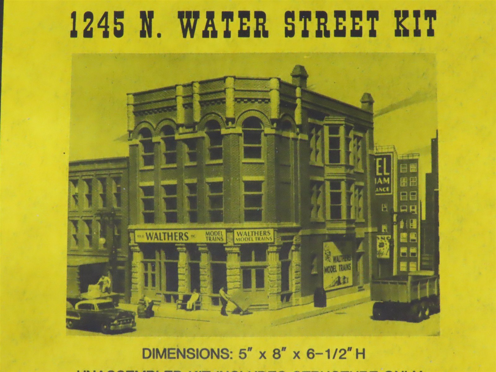 HO Scale Magnuson Models 439-542 1245 N. Water Street Building Kit