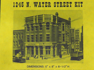 HO Scale Magnuson Models 439-542 1245 N. Water Street Building Kit