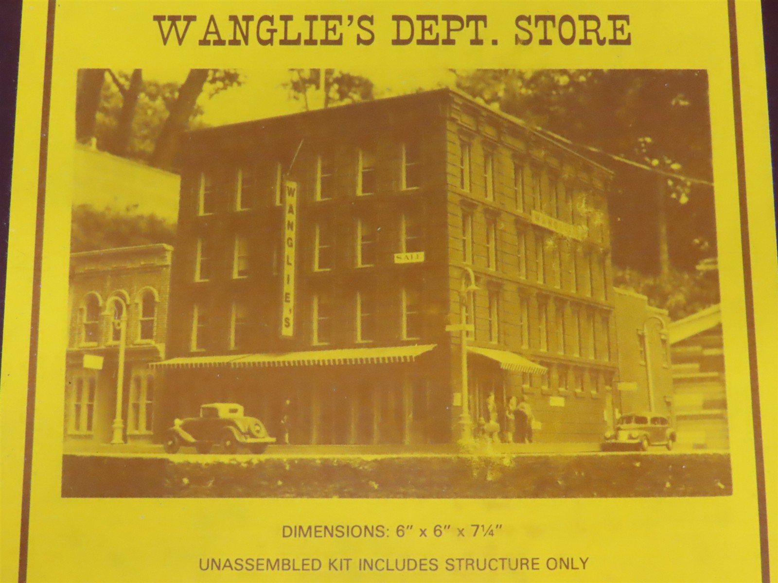 HO Scale Magnuson Models M521 Wanglie's Dept. Store Building Kit