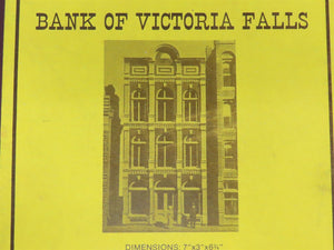 HO Scale Magnuson Models M507 Bank of Victoria Falls Building Kit