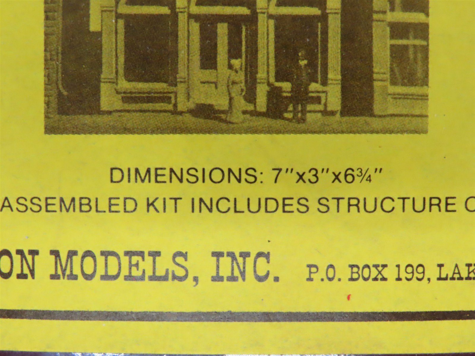 HO Scale Magnuson Models M507 Bank of Victoria Falls Building Kit