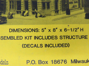 HO Scale Magnuson Models 439-542 1245 N. Water Street Building Kit