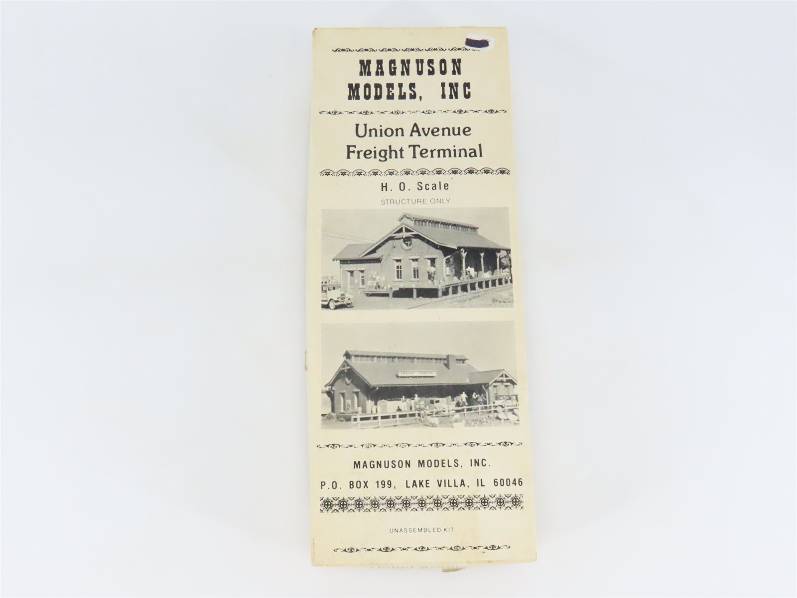 HO Scale Magnuson Models M515 Union Avenue Freight Terminal Building Kit