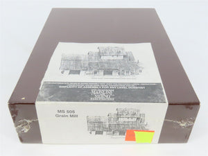 HO Scale Mainline & Siding MS 505 Grain Mill Building Craftsman Kit SEALED