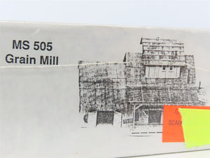 HO Scale Mainline & Siding MS 505 Grain Mill Building Craftsman Kit SEALED