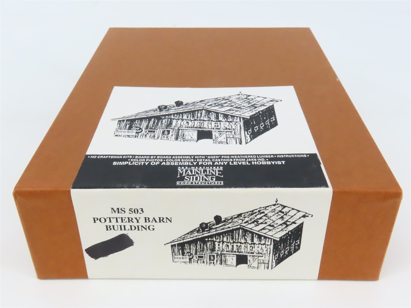 HO Scale Mainline & Siding MS 503 Pottery Barn Building Craftsman Kit