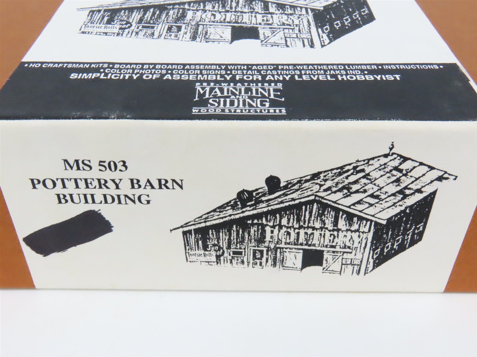HO Scale Mainline & Siding MS 503 Pottery Barn Building Craftsman Kit