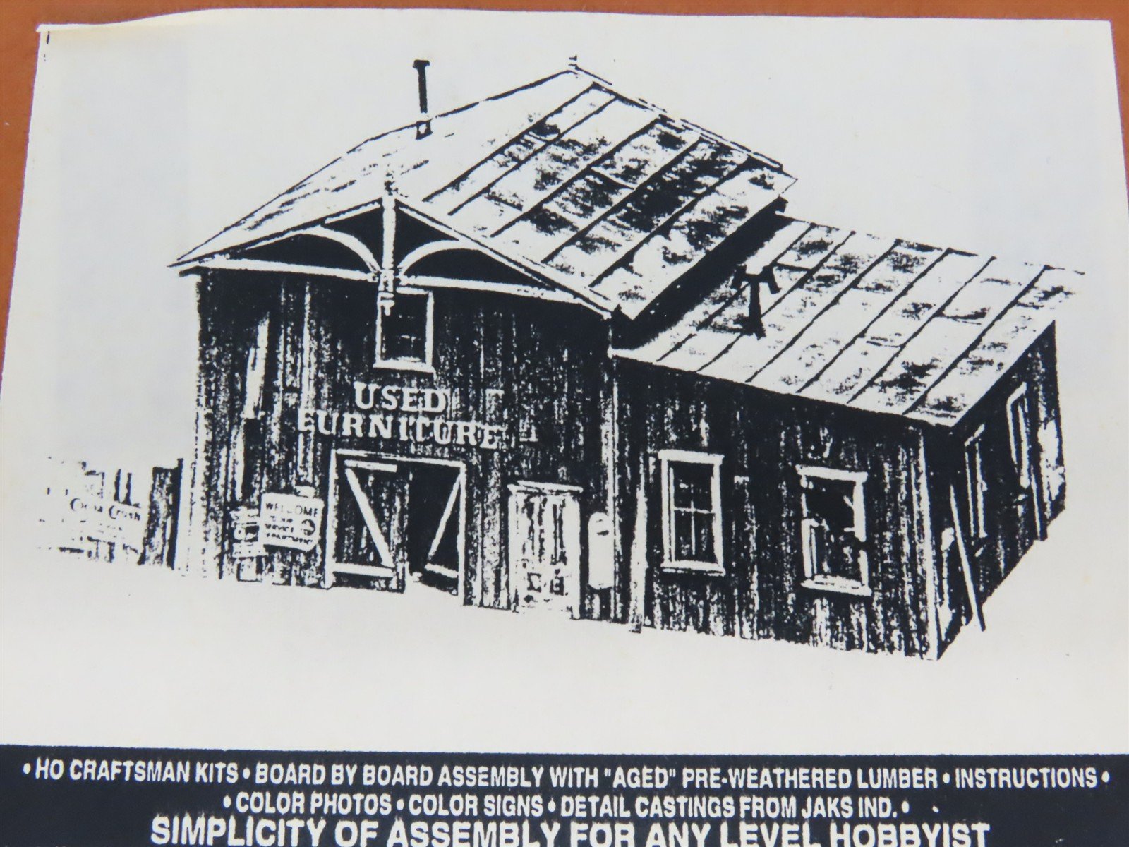HO Scale Mainline & Siding MS 502 Used Furniture Building Craftsman Kit