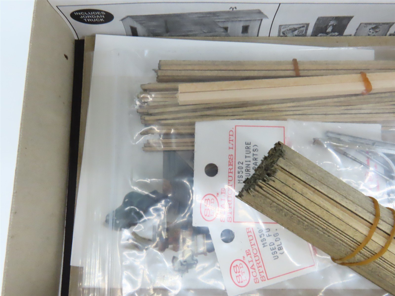 HO Scale Mainline & Siding MS 502 Used Furniture Building Craftsman Kit