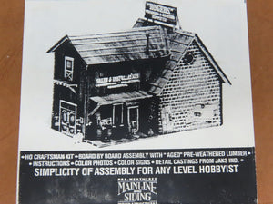 HO Scale Mainline & Siding MS 508 Rogers Plumbing Building Craftsman Kit