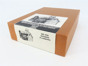 HO Scale Mainline & Siding MS 508 Rogers Plumbing Building Craftsman Kit