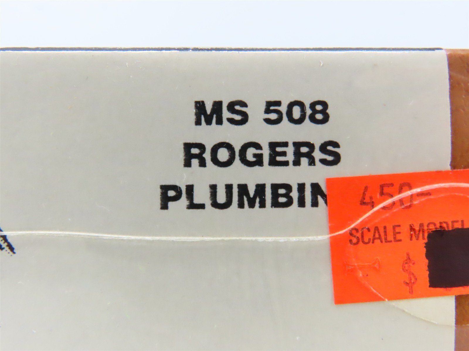 HO Scale Mainline & Siding MS 508 Rogers Plumbing Building Craftsman Kit SEALED