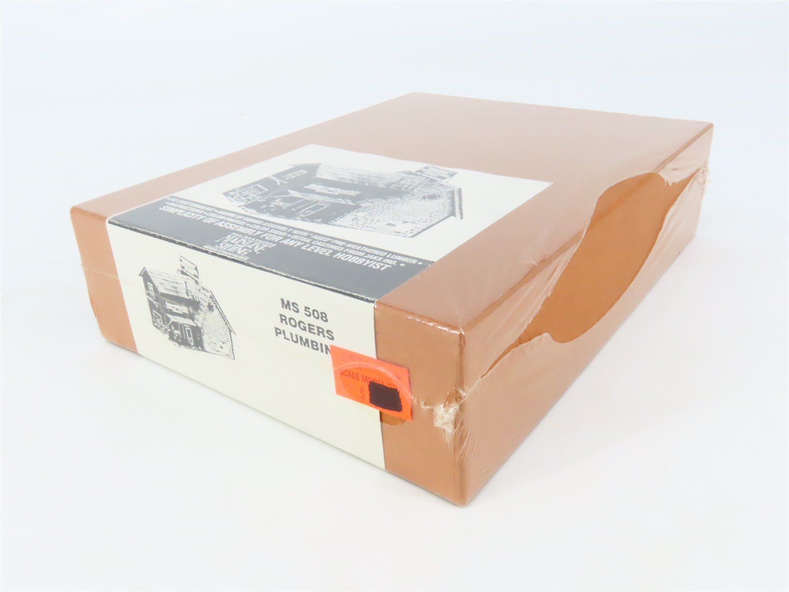 HO Scale Mainline & Siding MS 508 Rogers Plumbing Building Craftsman Kit SEALED