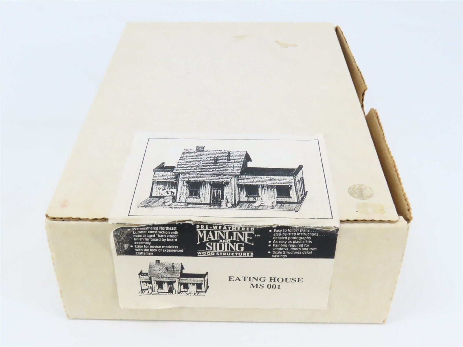HO Scale Mainline & Siding MS 001 Eating House Building Craftsman Kit