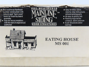 HO Scale Mainline & Siding MS 001 Eating House Building Craftsman Kit