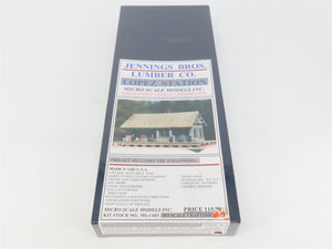 HO Scale Micro-Scale MS-J 603 Jennings Bros. Lopez Station Building Kit SEALED