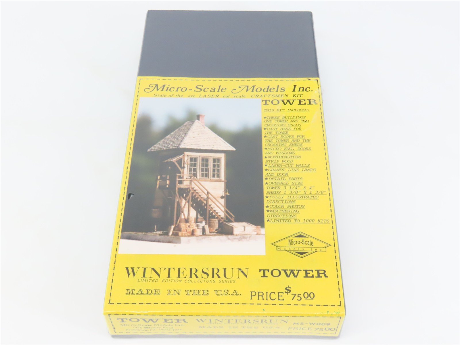HO Scale Micro-Scale MS-W009 Wintersrun Tower Building Kit SEALED