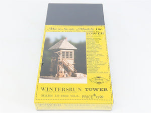 HO Scale Micro-Scale MS-W009 Wintersrun Tower Building Kit SEALED