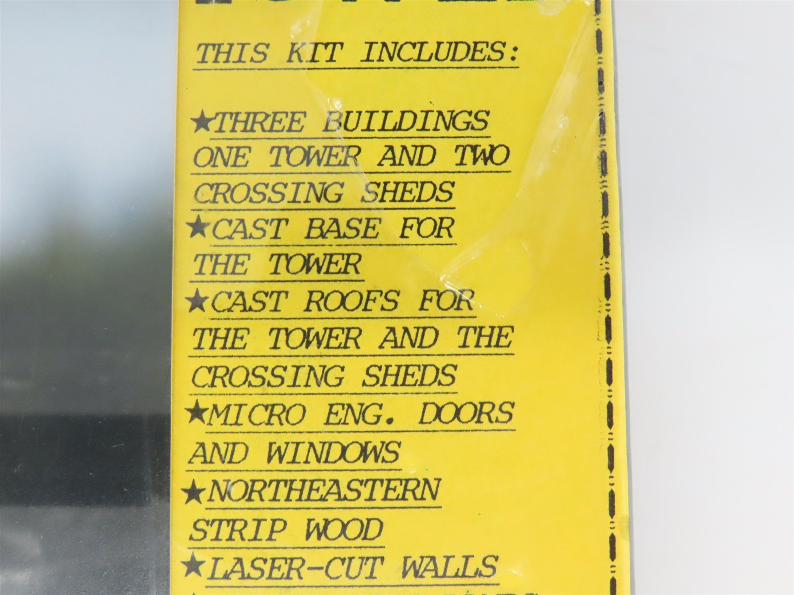 HO Scale Micro-Scale MS-W009 Wintersrun Tower Building Kit SEALED