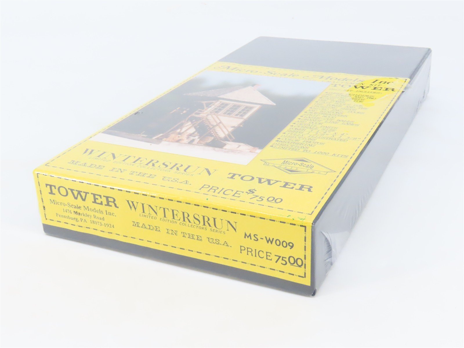 HO Scale Micro-Scale MS-W009 Wintersrun Tower Building Kit SEALED
