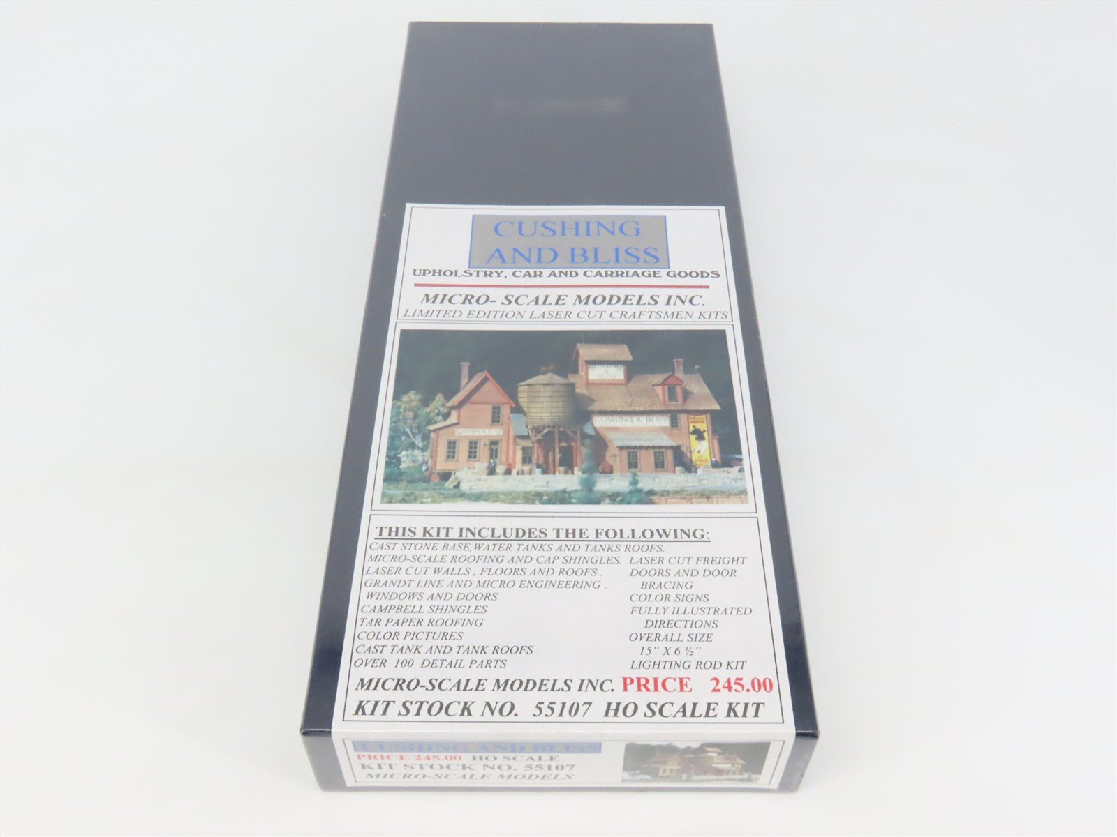 HO Scale Micro-Scale 55107 Cushing & Bliss Building Kit SEALED