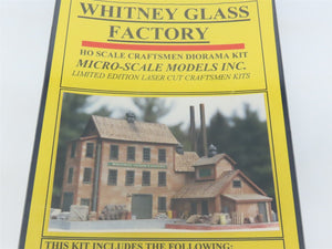 HO Scale Micro-Scale 55101 Whitney Glass Factory Building Kit SEALED