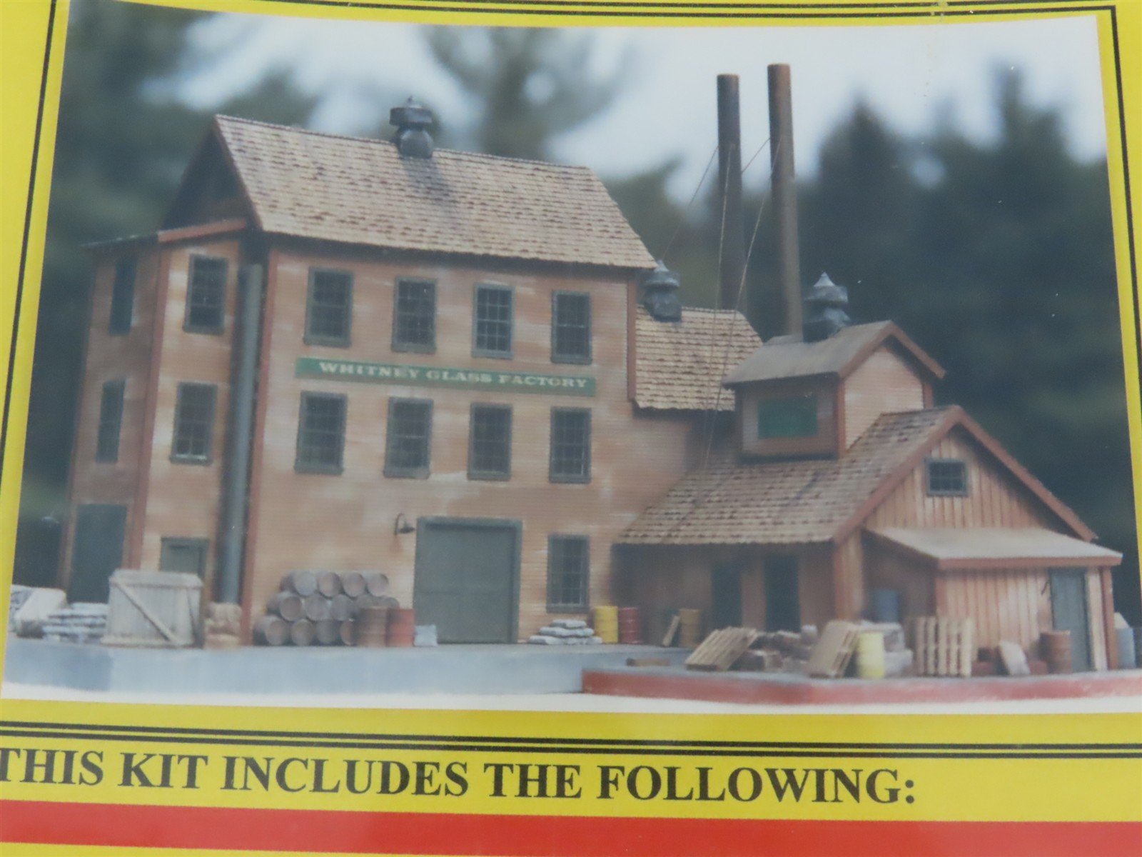 HO Scale Micro-Scale 55101 Whitney Glass Factory Building Kit SEALED