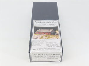 HO Scale Micro-Scale MSM-105 Two Stall Engine House Building Kit SEALED