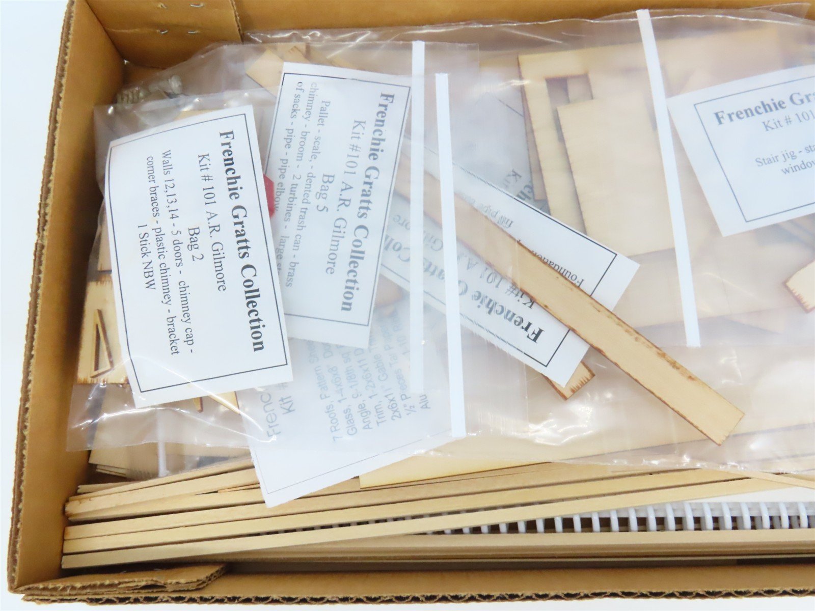 HO Scale Frenchie Gratts 101 A.R. Gilmore Feed Mill Building Kit