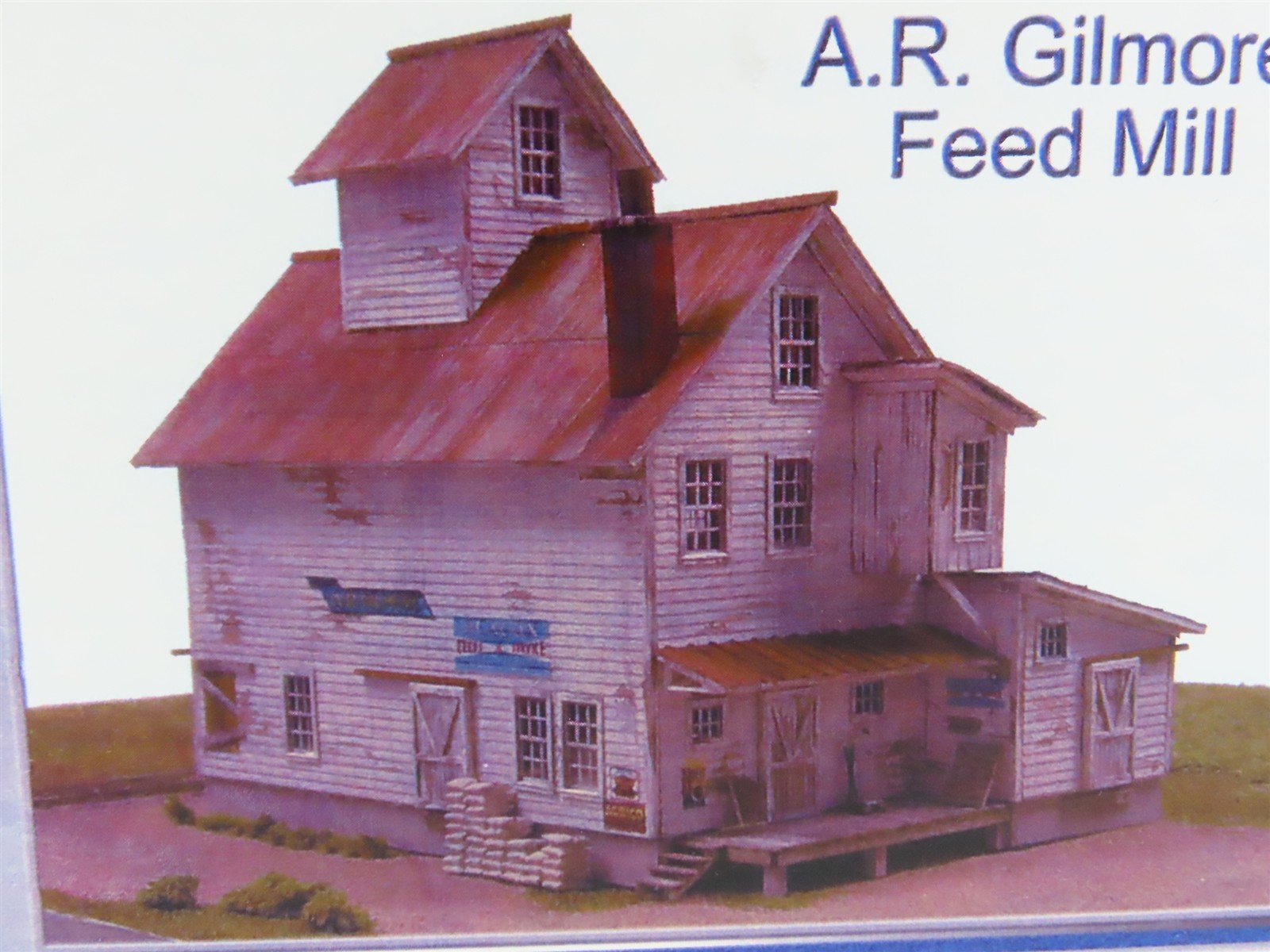 HO Scale Frenchie Gratts 101 A.R. Gilmore Feed Mill Building Kit