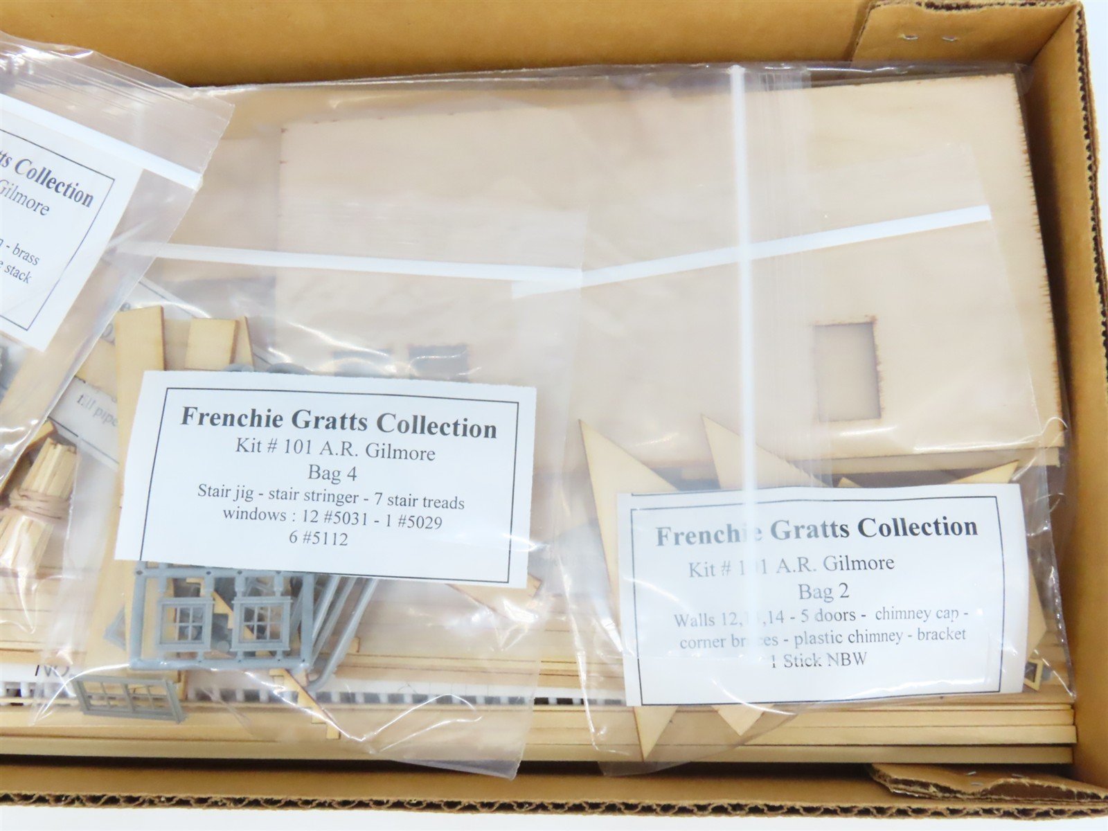 HO Scale Frenchie Gratts 101 A.R. Gilmore Feed Mill Building Kit