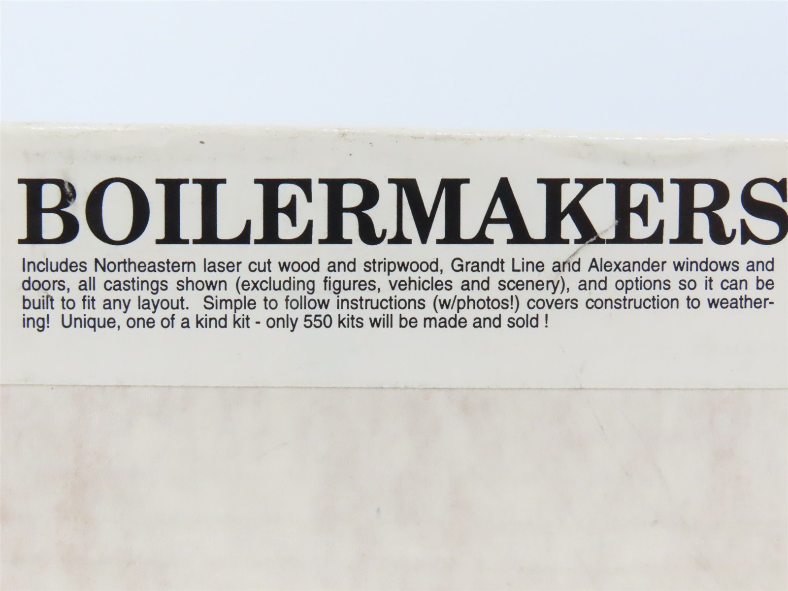 HO Scale Imagineering 001 Boilmakers Building Kit